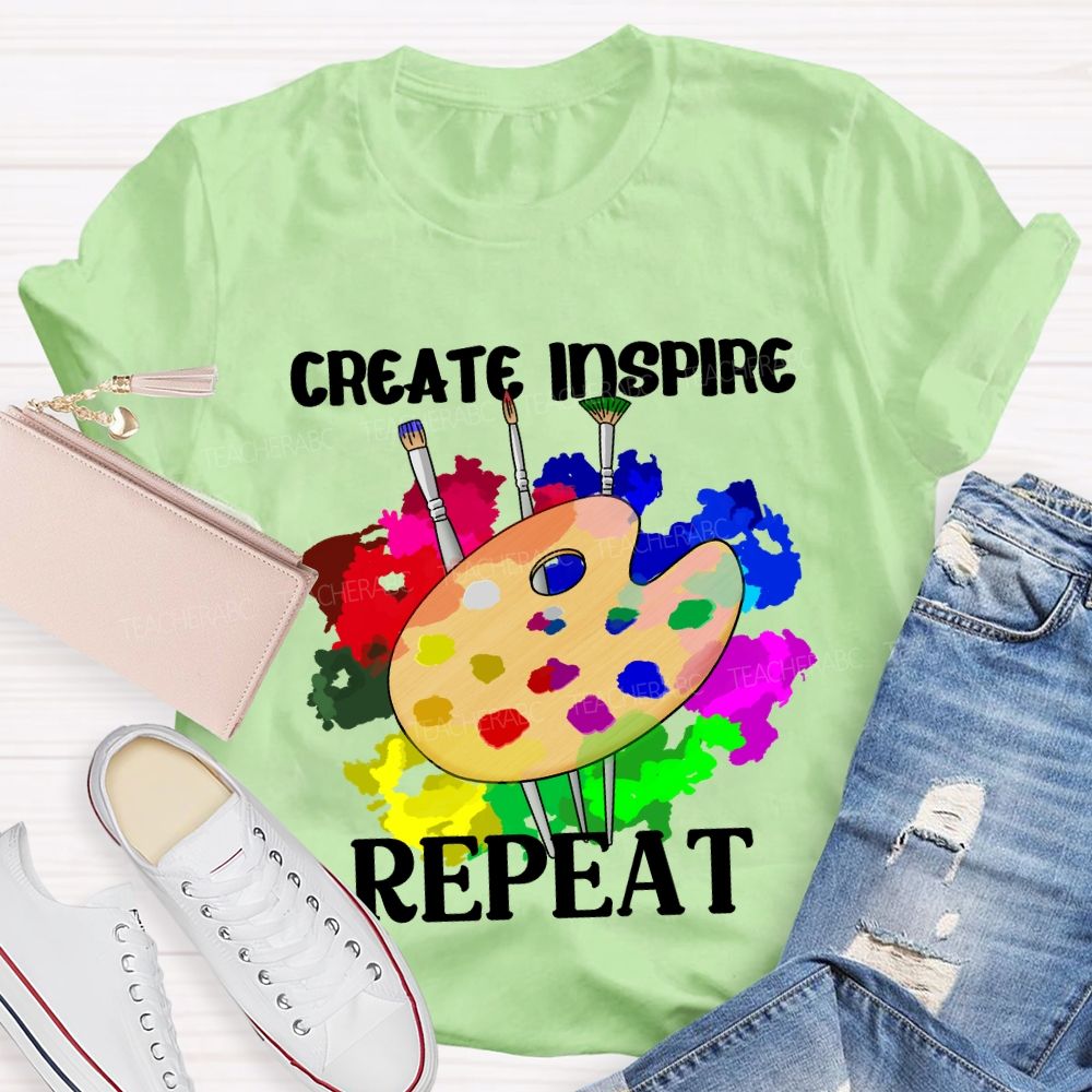 Create Inspire Repeat T-Shirt