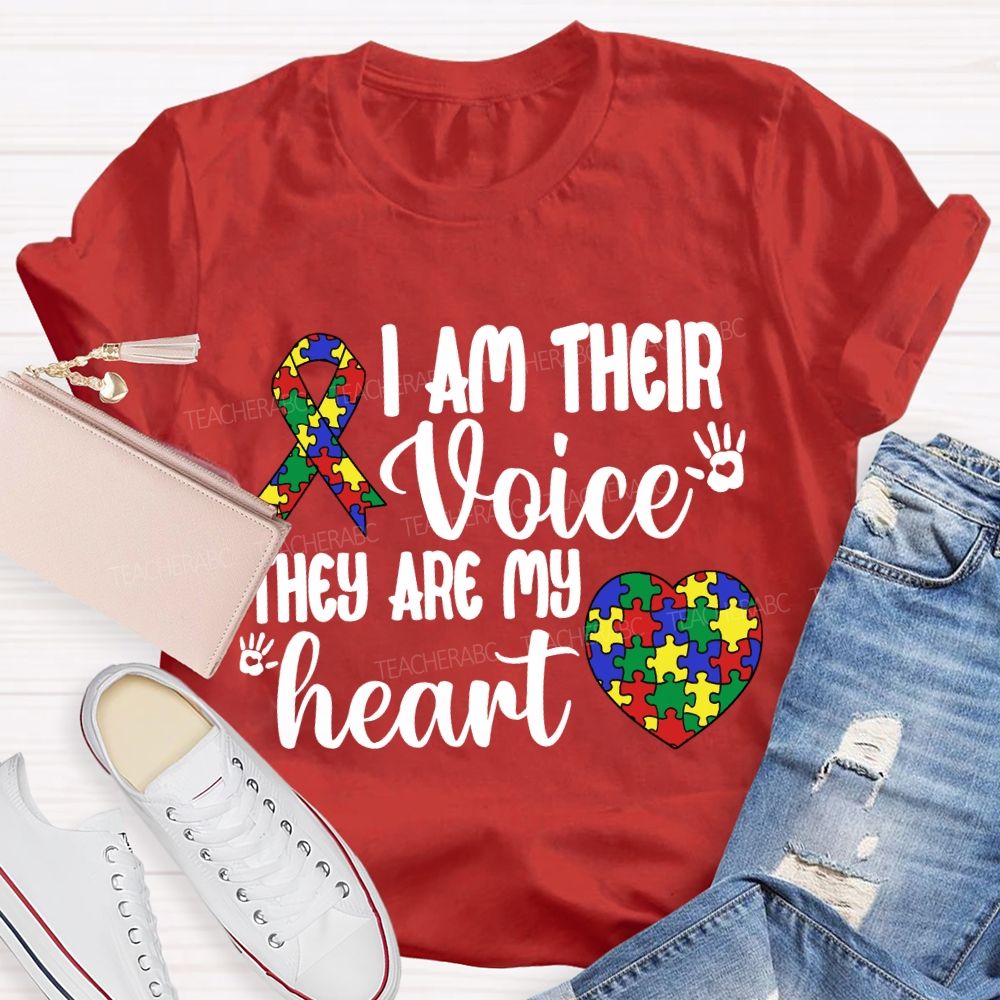 I Am Their Voice They Are My Heart T-shirt