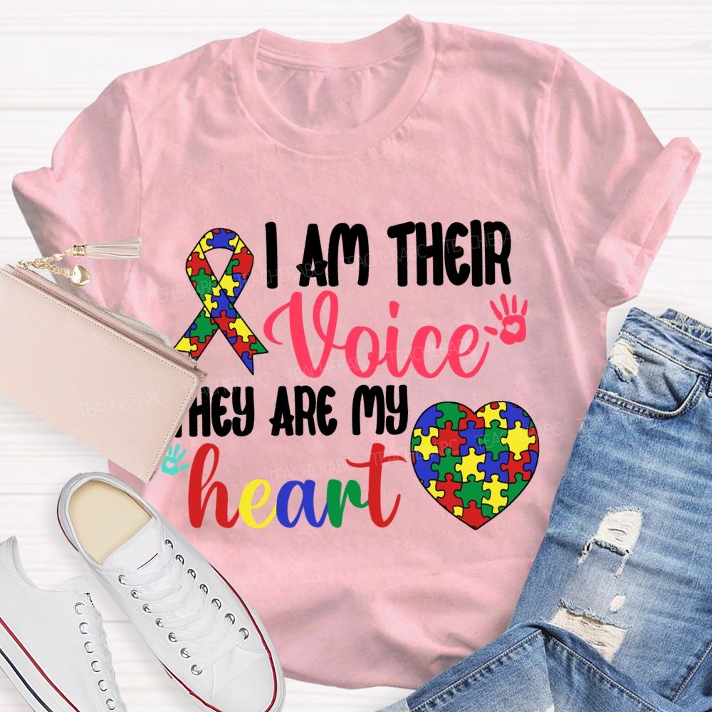 I Am Their Voice They Are My Heart T-shirt