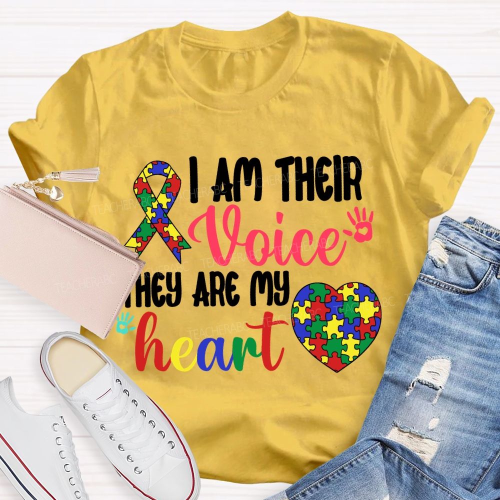I Am Their Voice They Are My Heart T-shirt