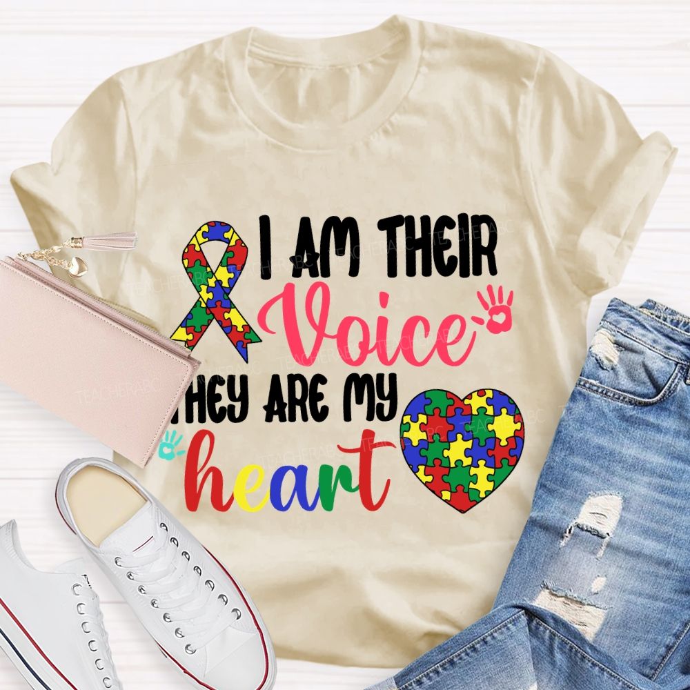 I Am Their Voice They Are My Heart T-shirt