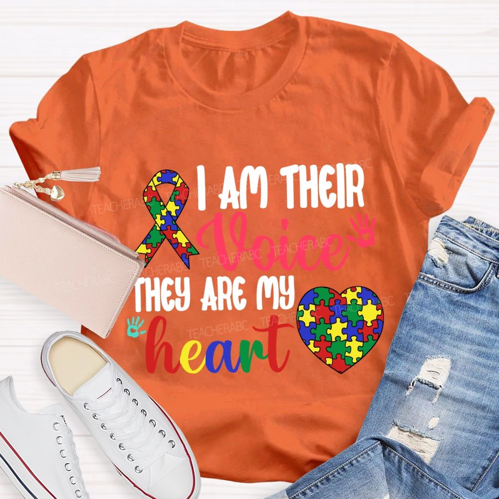 I Am Their Voice They Are My Heart T-shirt