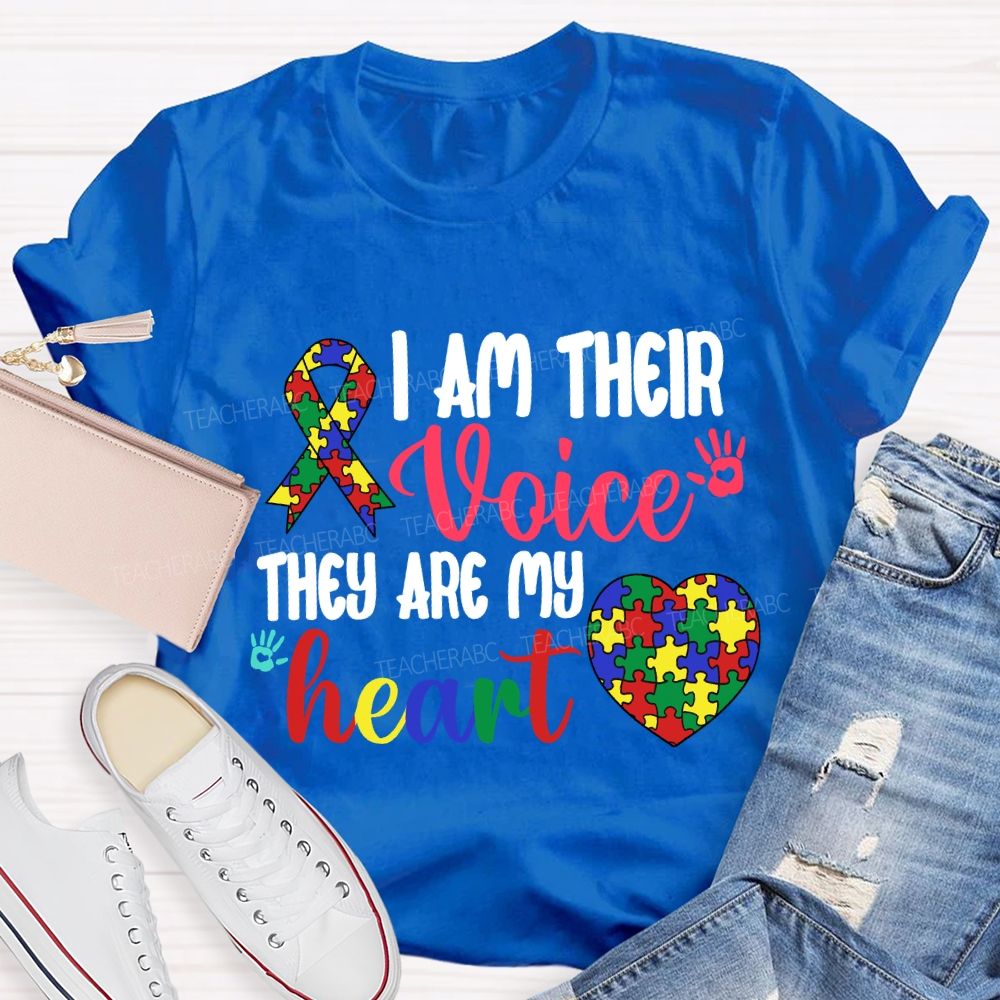 I Am Their Voice They Are My Heart T-shirt