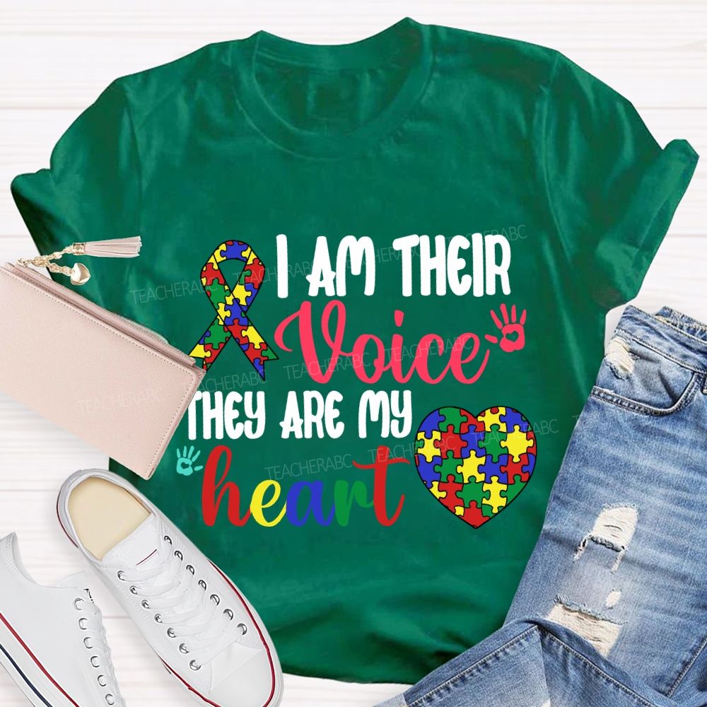 I Am Their Voice They Are My Heart T-shirt