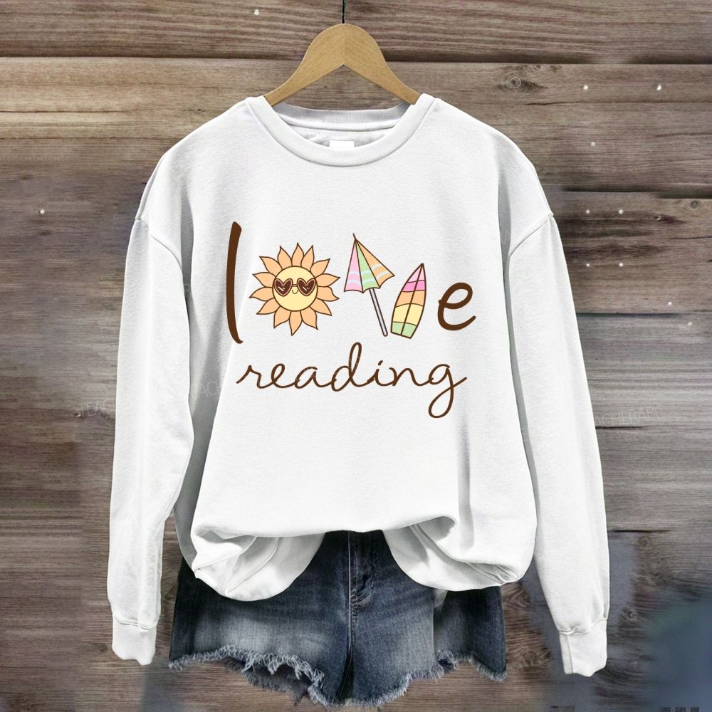 Love Reading Sunshine Sweatshirt