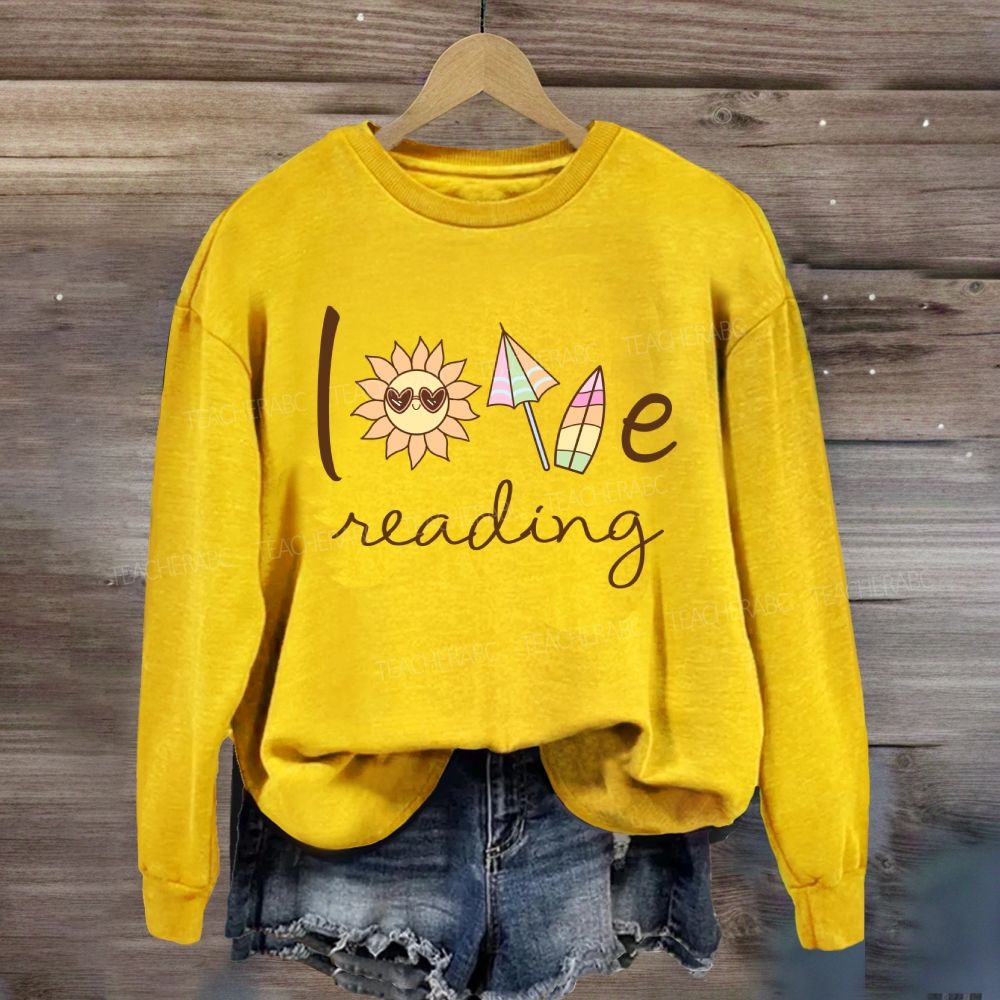 Love Reading Sunshine Sweatshirt