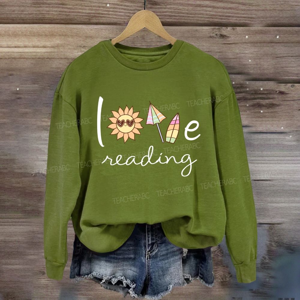 Love Reading Sunshine Sweatshirt