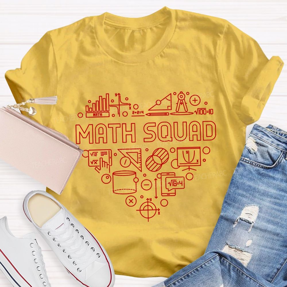 Math Squad Heart T-Shirt
