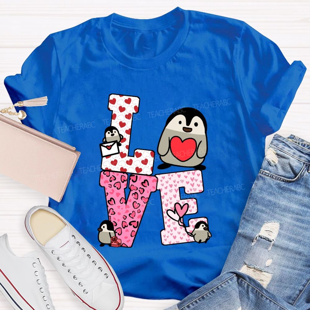Love Students With Hearts Valentine's Day T-Shirt