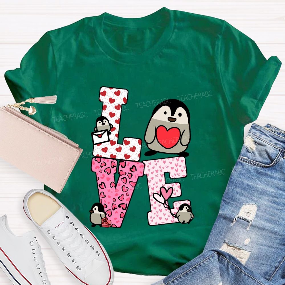 Love Students With Hearts Valentine's Day T-Shirt