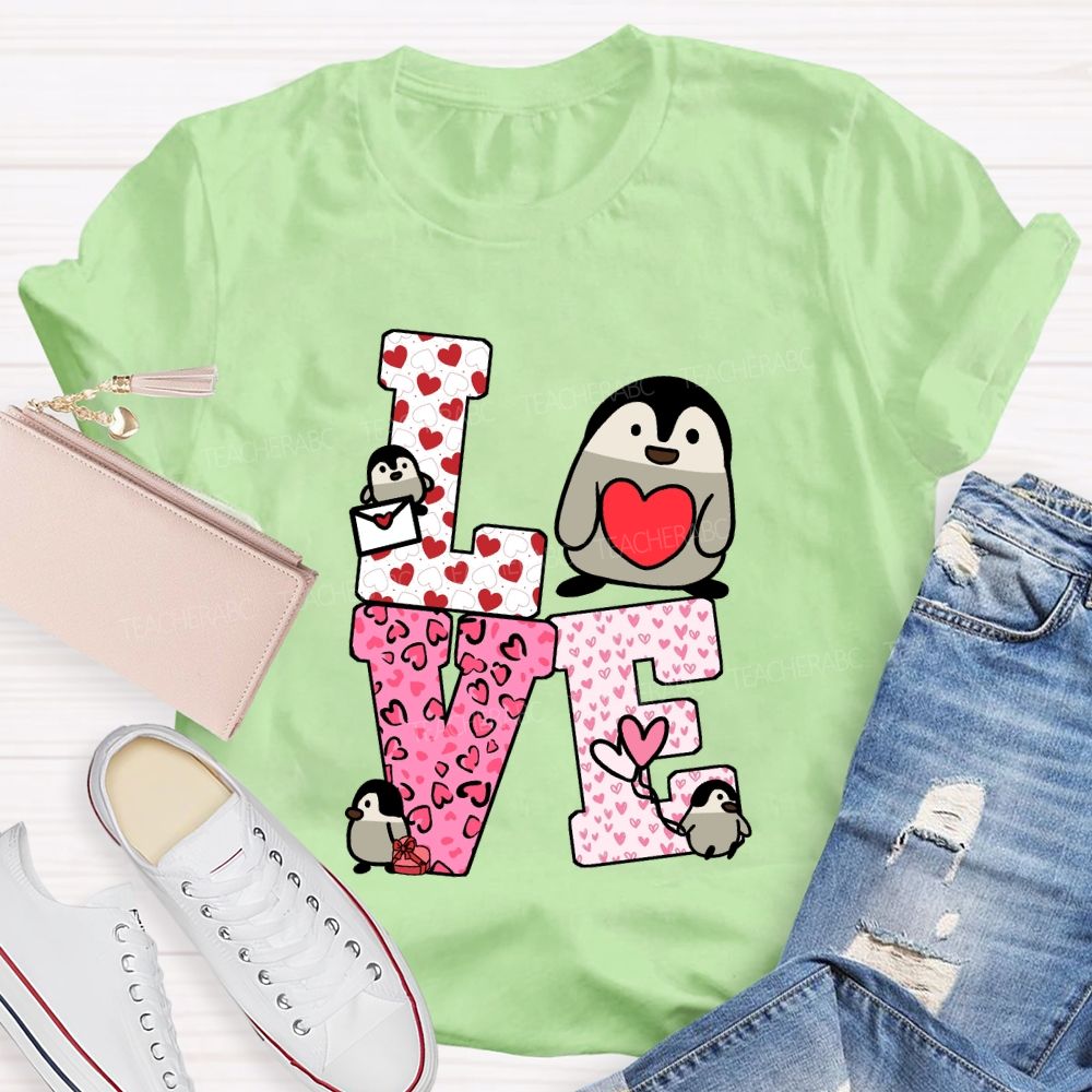 Love Students With Hearts Valentine's Day T-Shirt