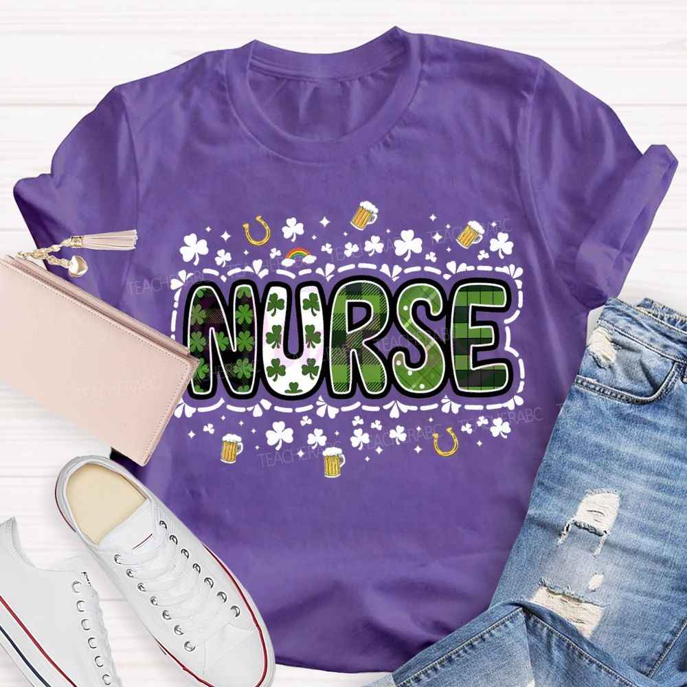 School Nurse Lucky Saint Patrick'S Day T-shirt