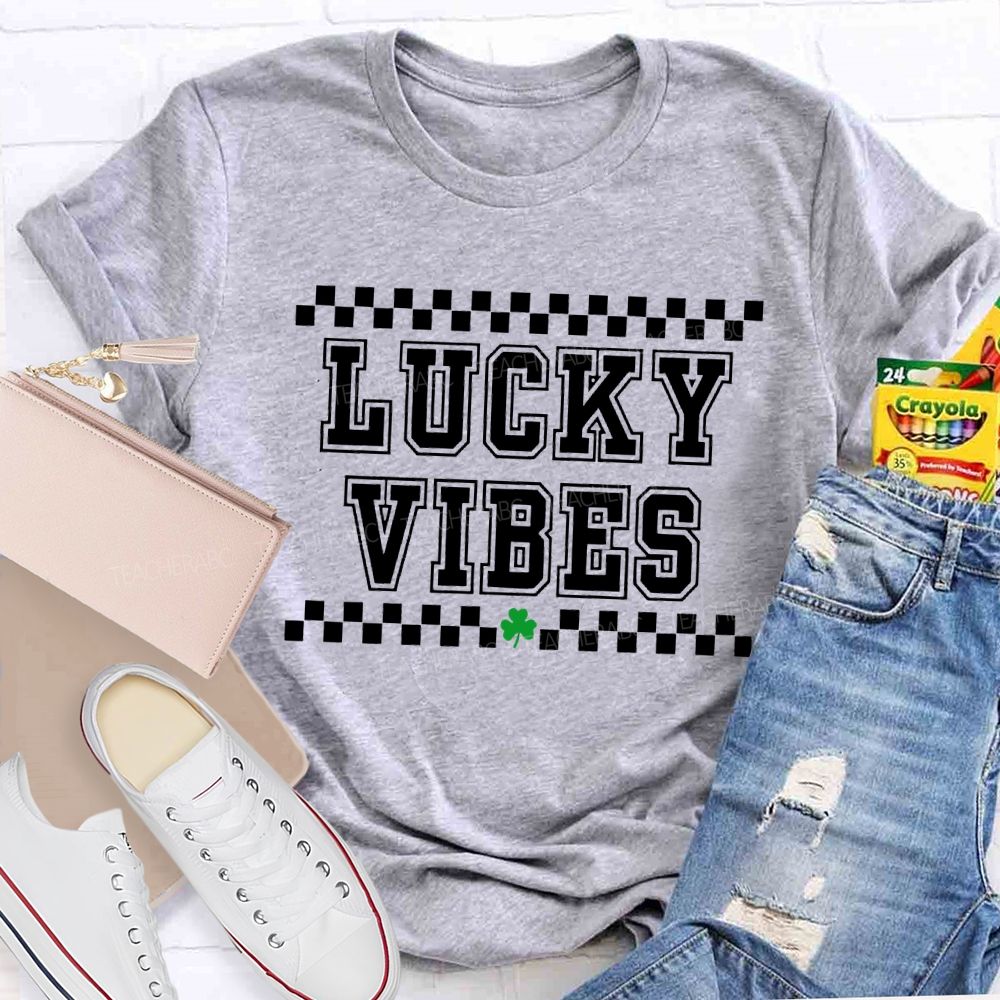 Lucky Vibes Happy Saint Patrick'S Day T-shirt