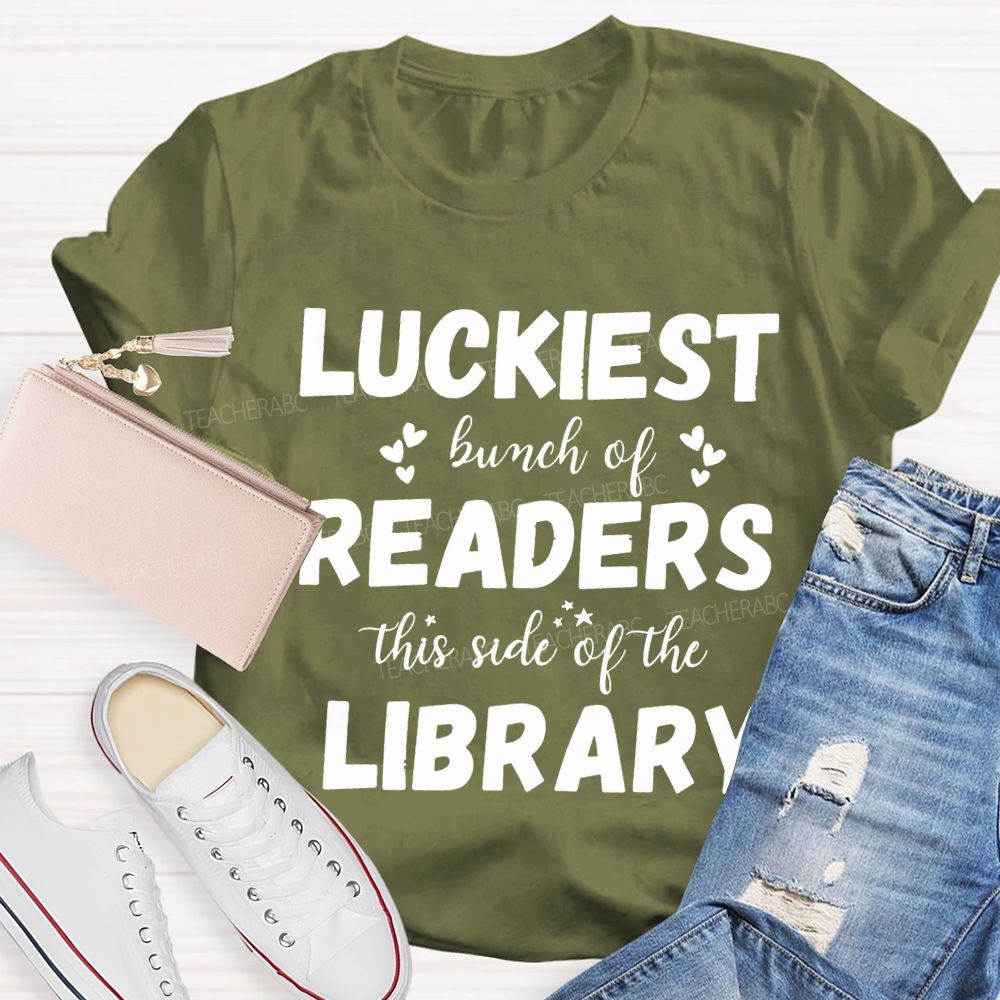 Luckiest Bunch Of Readers This Side Of The Library T-shirt