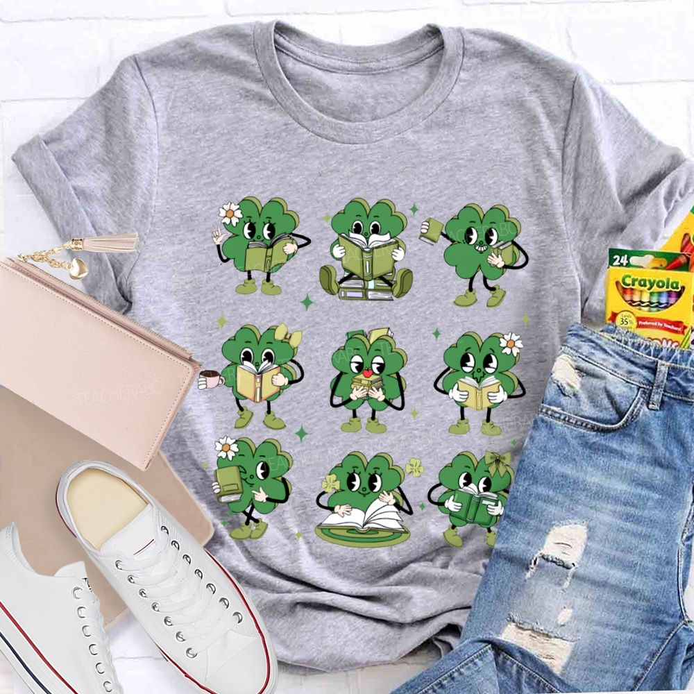 The Lucky Person Who Is Reading Saint Patrick'S Day T-shirt