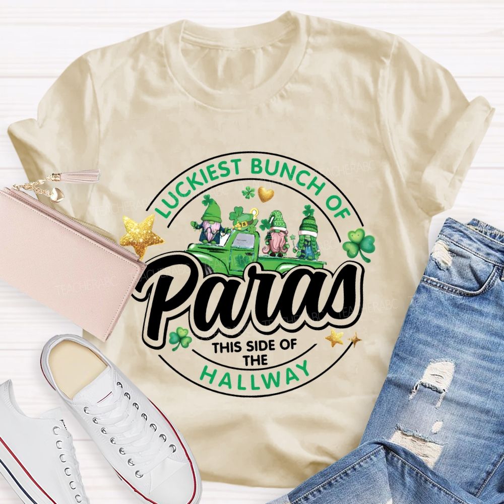 Luckiest Bunch Of Paras This Side Of The Hallway T-shirt
