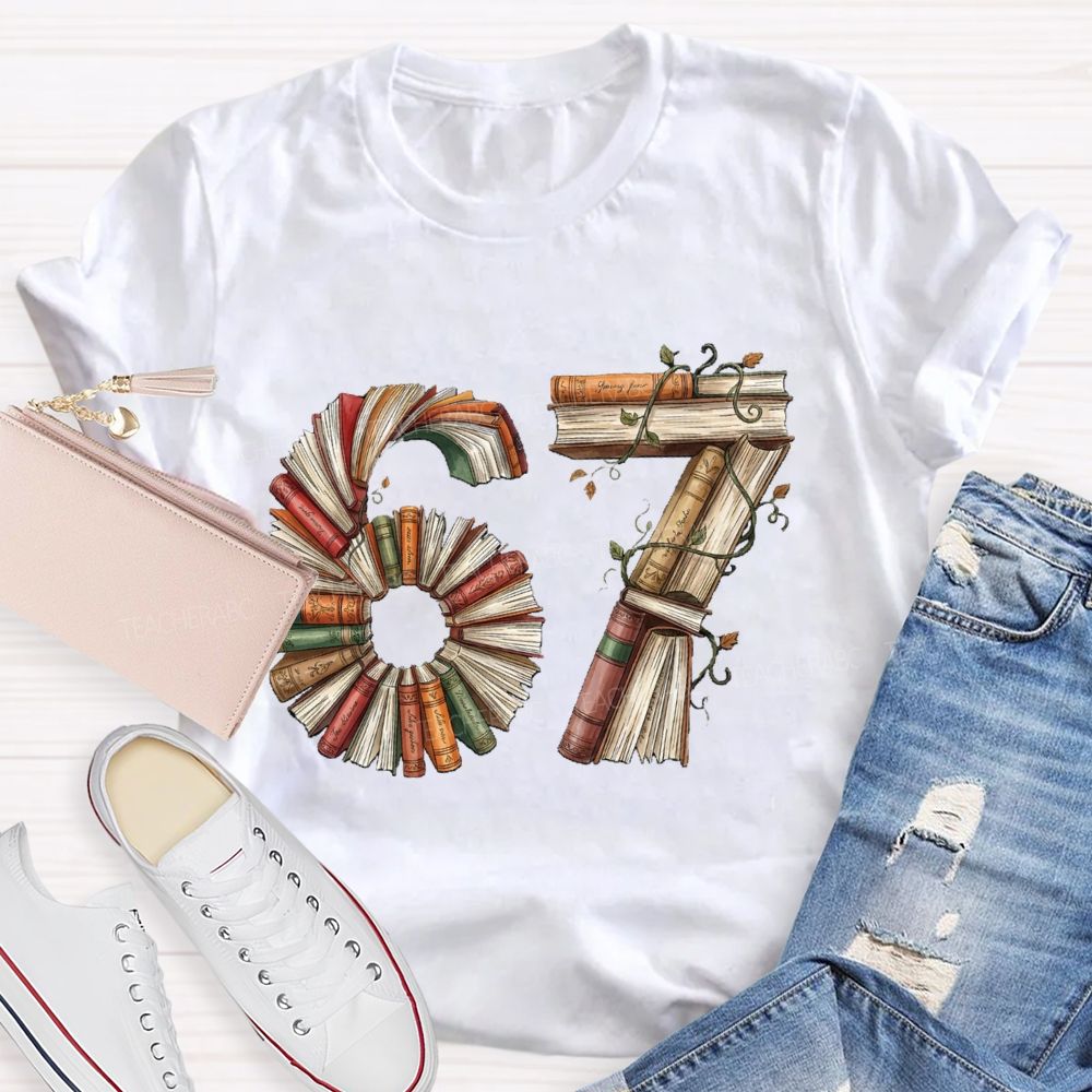 67 Book Lover T-shirt