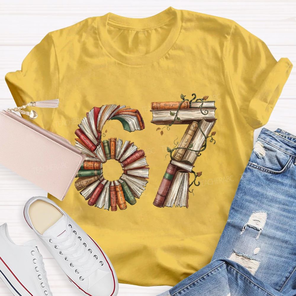 67 Book Lover T-shirt