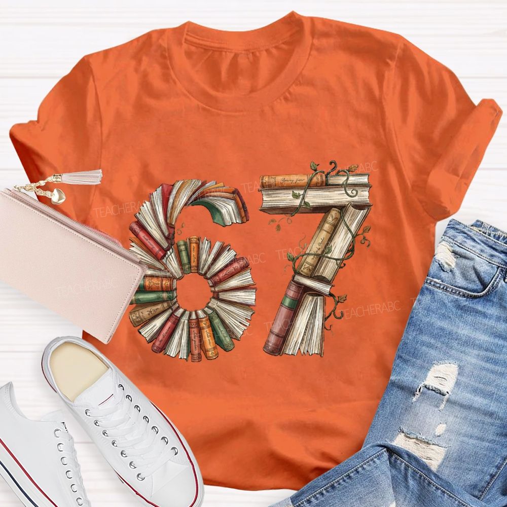 67 Book Lover T-shirt