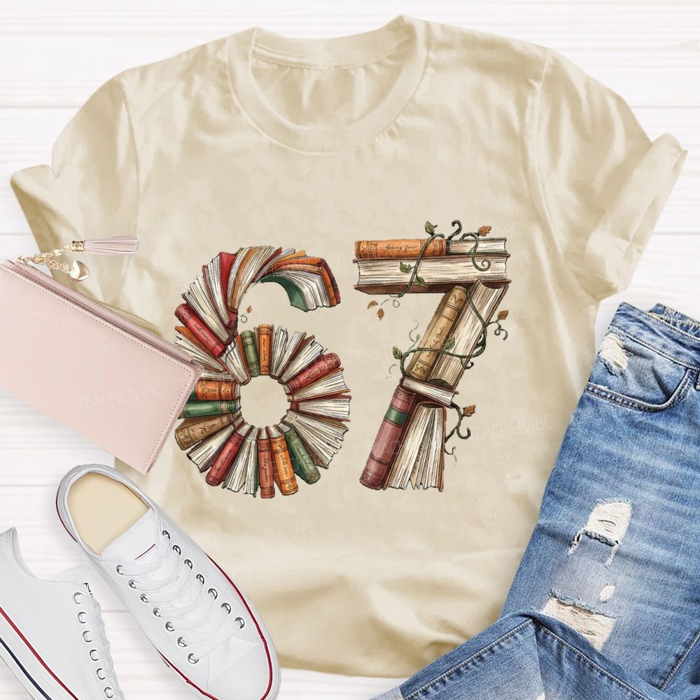 67 Book Lover T-shirt