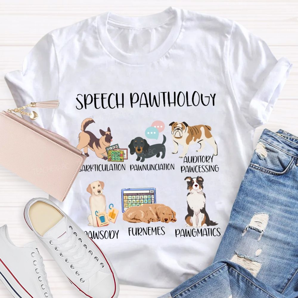 Speech Pathology Prosody Furness Pragmatics Special Education T-shirt