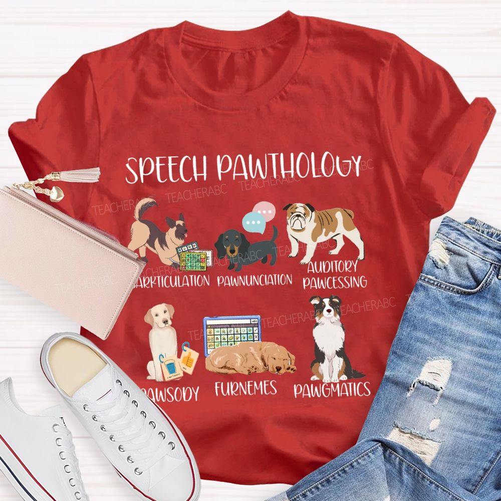 Speech Pathology Prosody Furness Pragmatics Special Education T-shirt