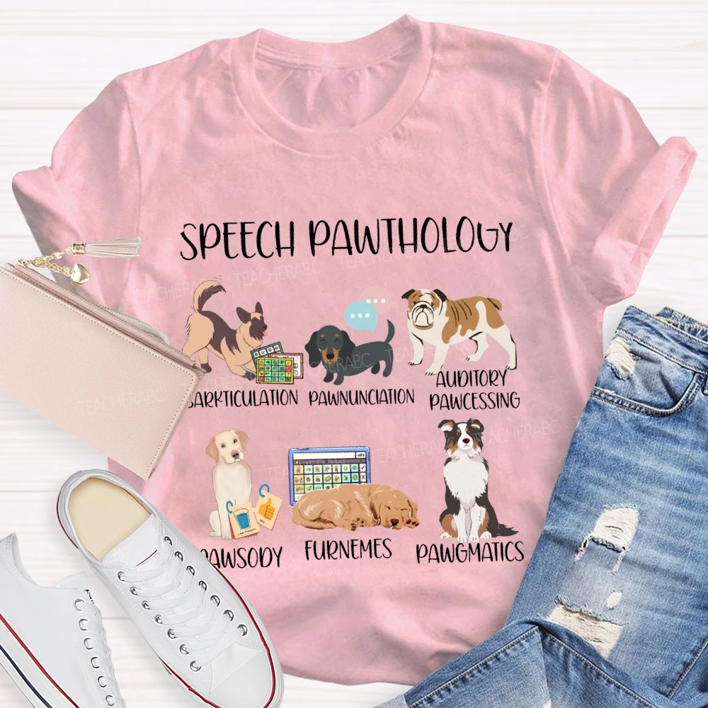 Speech Pathology Prosody Furness Pragmatics Special Education T-shirt