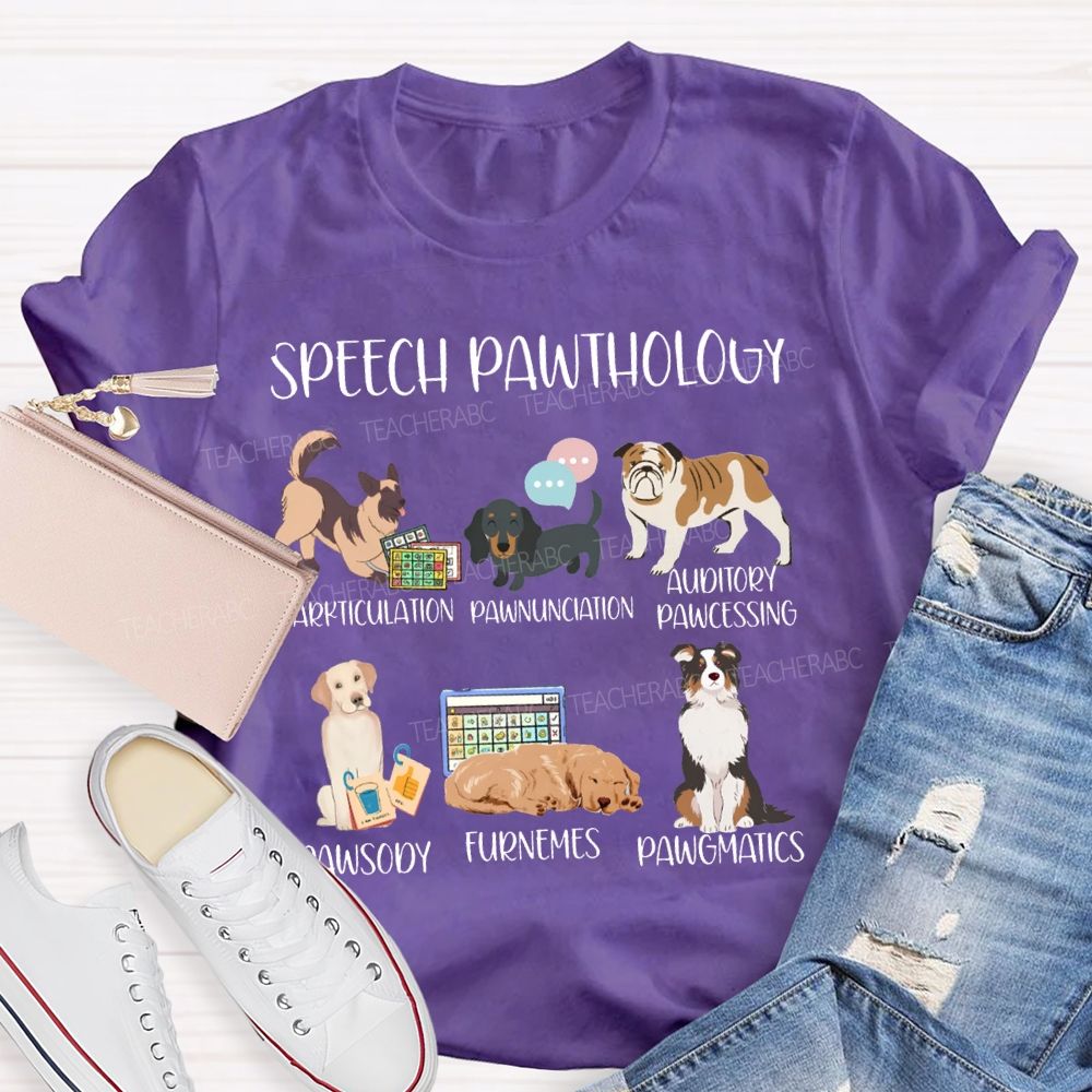Speech Pathology Prosody Furness Pragmatics Special Education T-shirt
