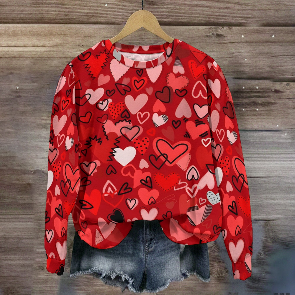 Teach with Heart Crewneck Sweatshirt
