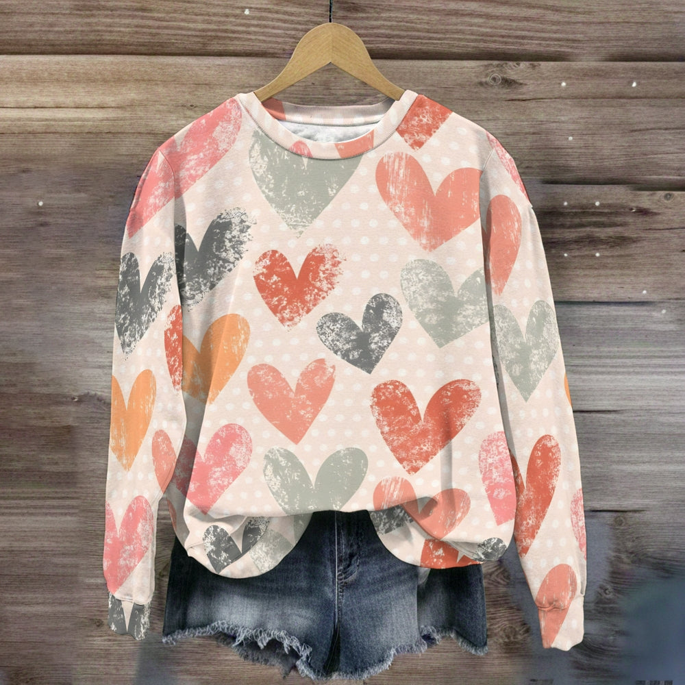 Be Kind Heart Crewneck Sweatshirt