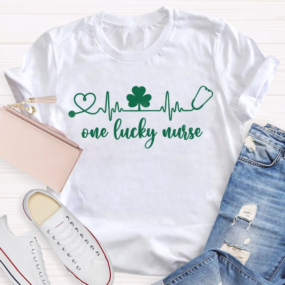 One Lucky Nurse Happy Saint Patrick'S Day T-shirt