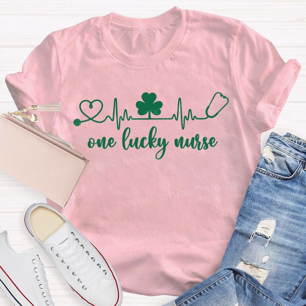 One Lucky Nurse Happy Saint Patrick'S Day T-shirt