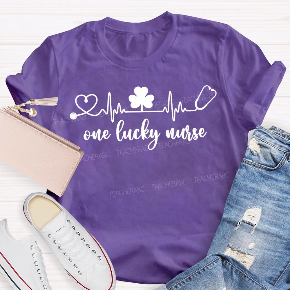 One Lucky Nurse Happy Saint Patrick'S Day T-shirt