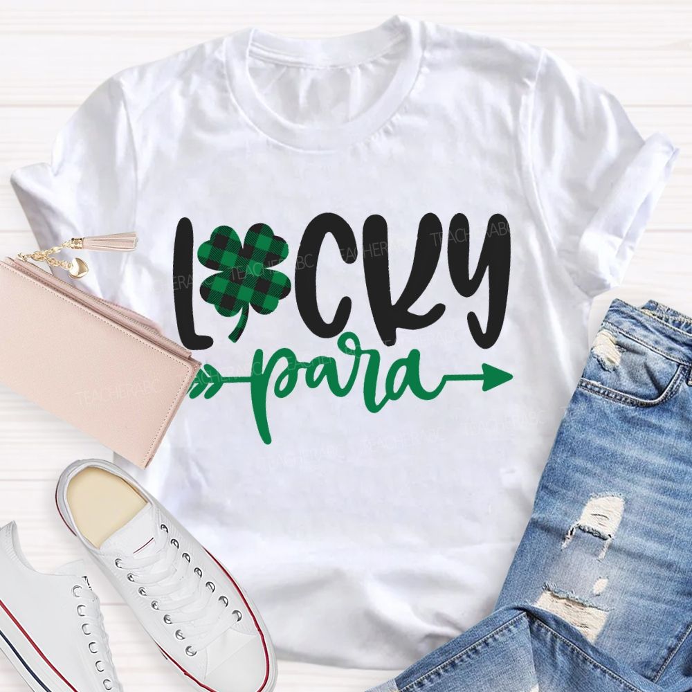 Lucky Para Four-Leaf Clover Print