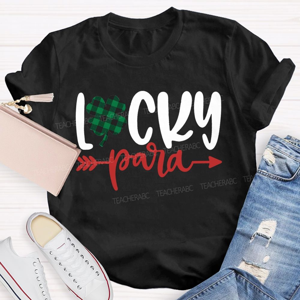 Lucky Para Four-Leaf Clover Print