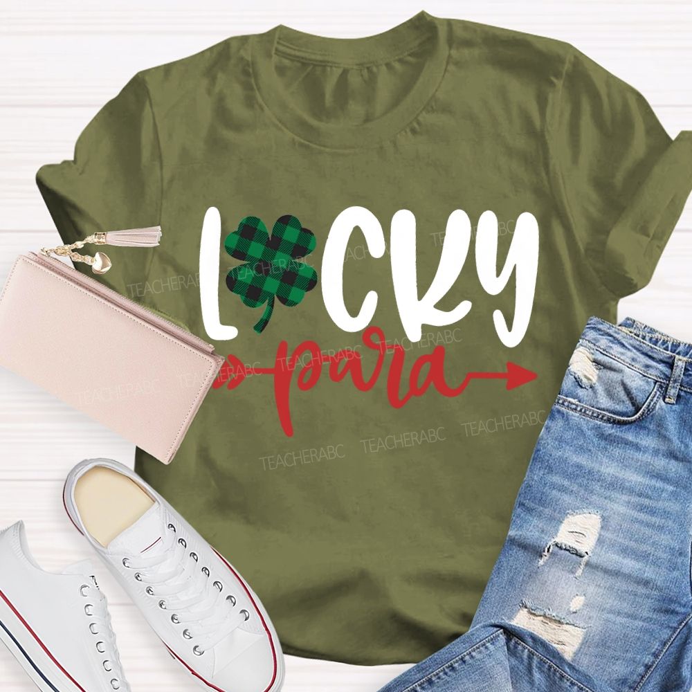 Lucky Para Four-Leaf Clover Print