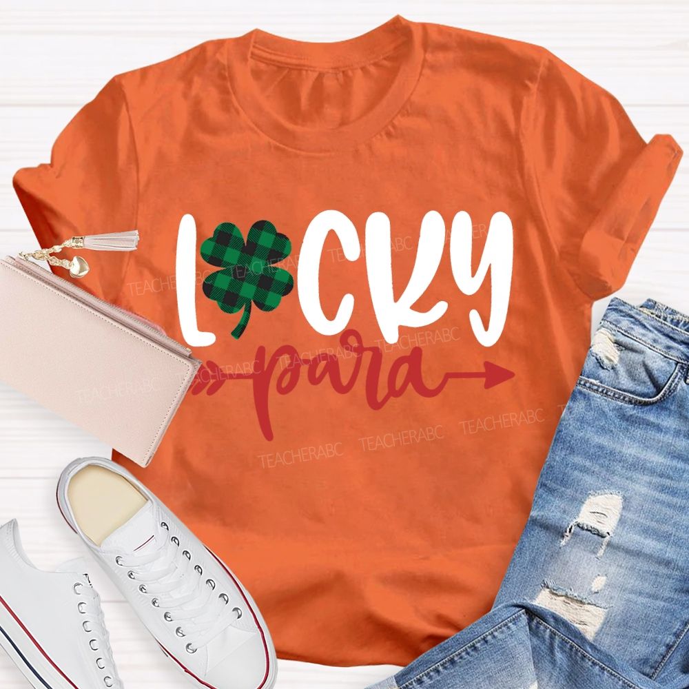Lucky Para Four-Leaf Clover Print