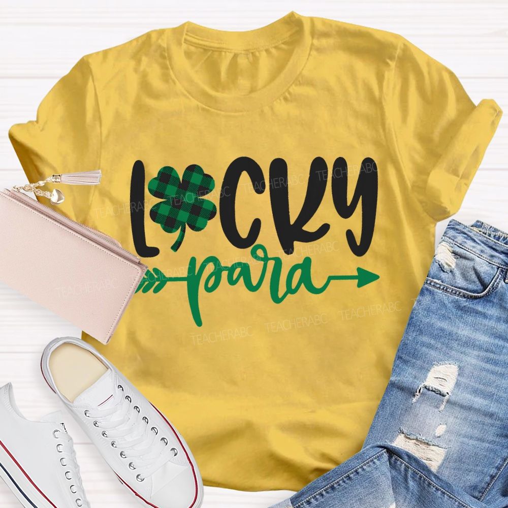 Lucky Para Four-Leaf Clover Print