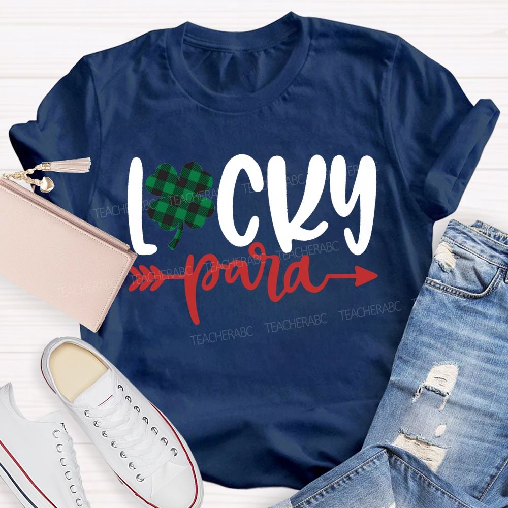 Lucky Para Four-Leaf Clover Print