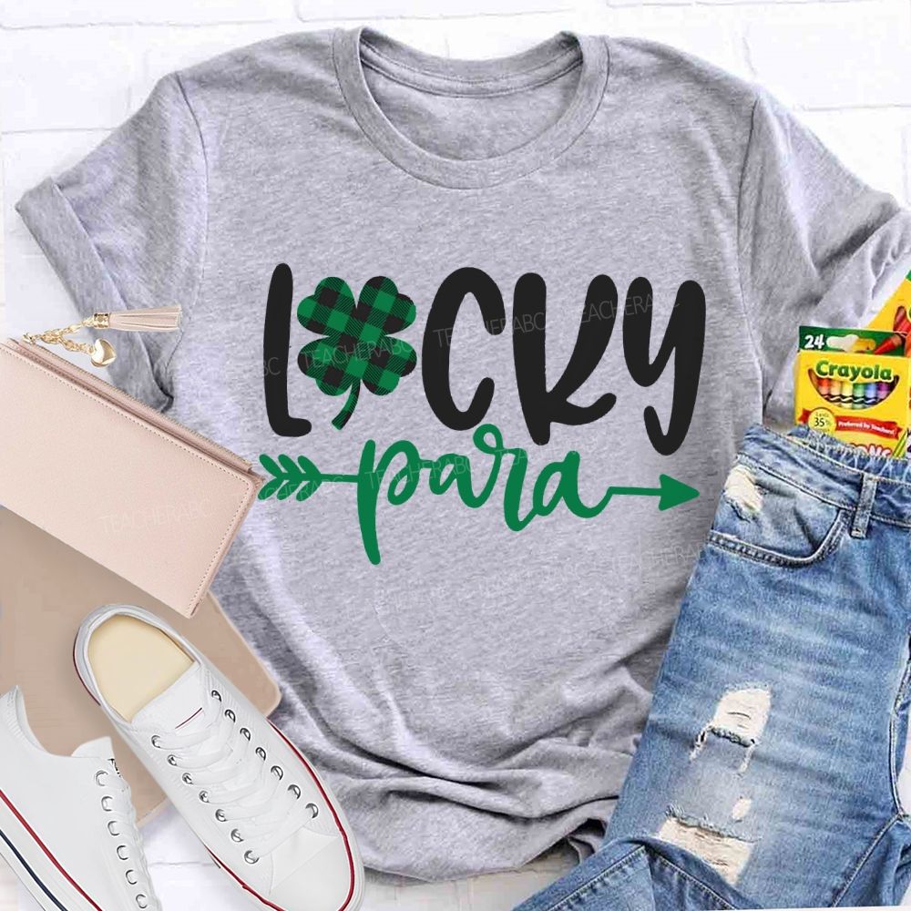 Lucky Para Four-Leaf Clover Print
