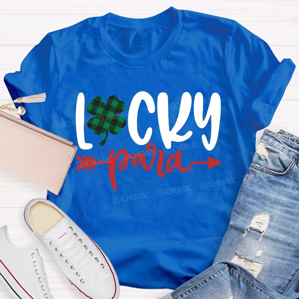 Lucky Para Four-Leaf Clover Print