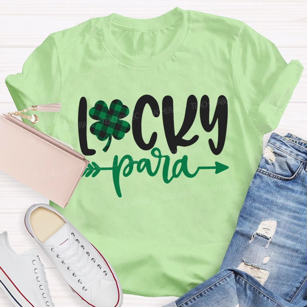 Lucky Para Four-Leaf Clover Print