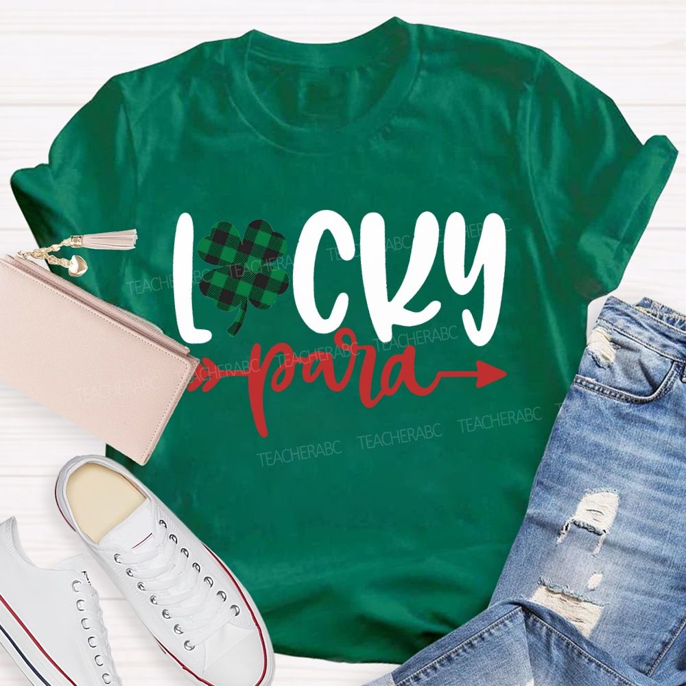 Lucky Para Four-Leaf Clover Print