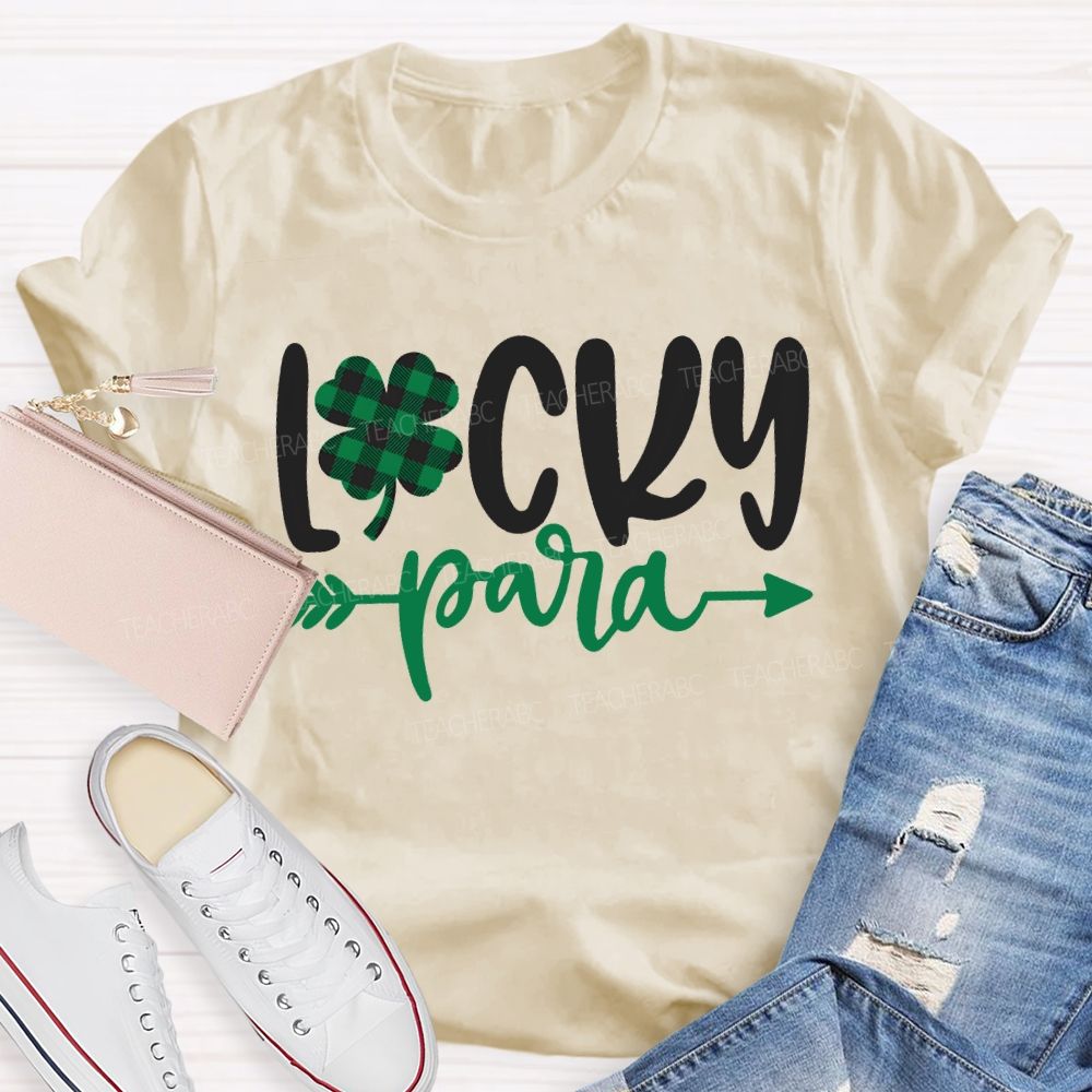 Lucky Para Four-Leaf Clover Print