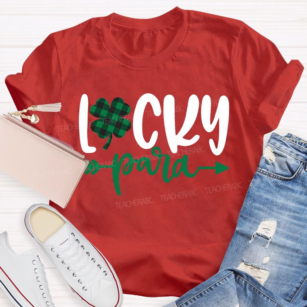 Lucky Para Four-Leaf Clover Print