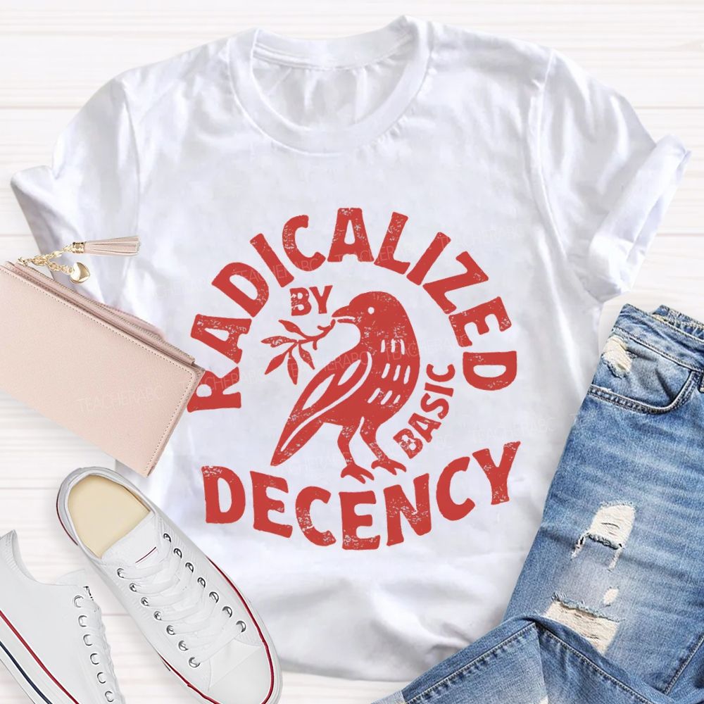 Radicalized By Basic Decency Feminist T-shirt