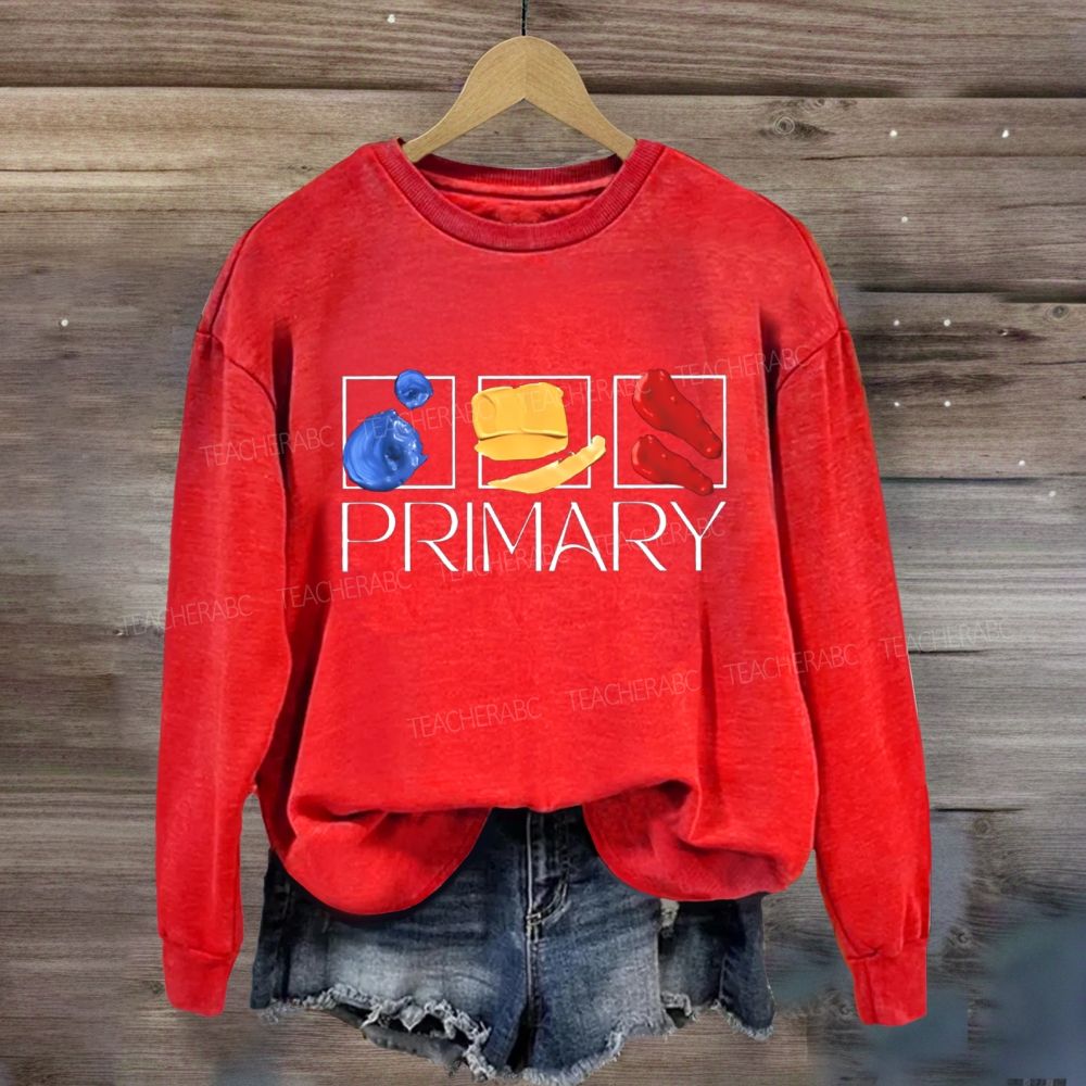 Primary Art Teacher Sweatshirt