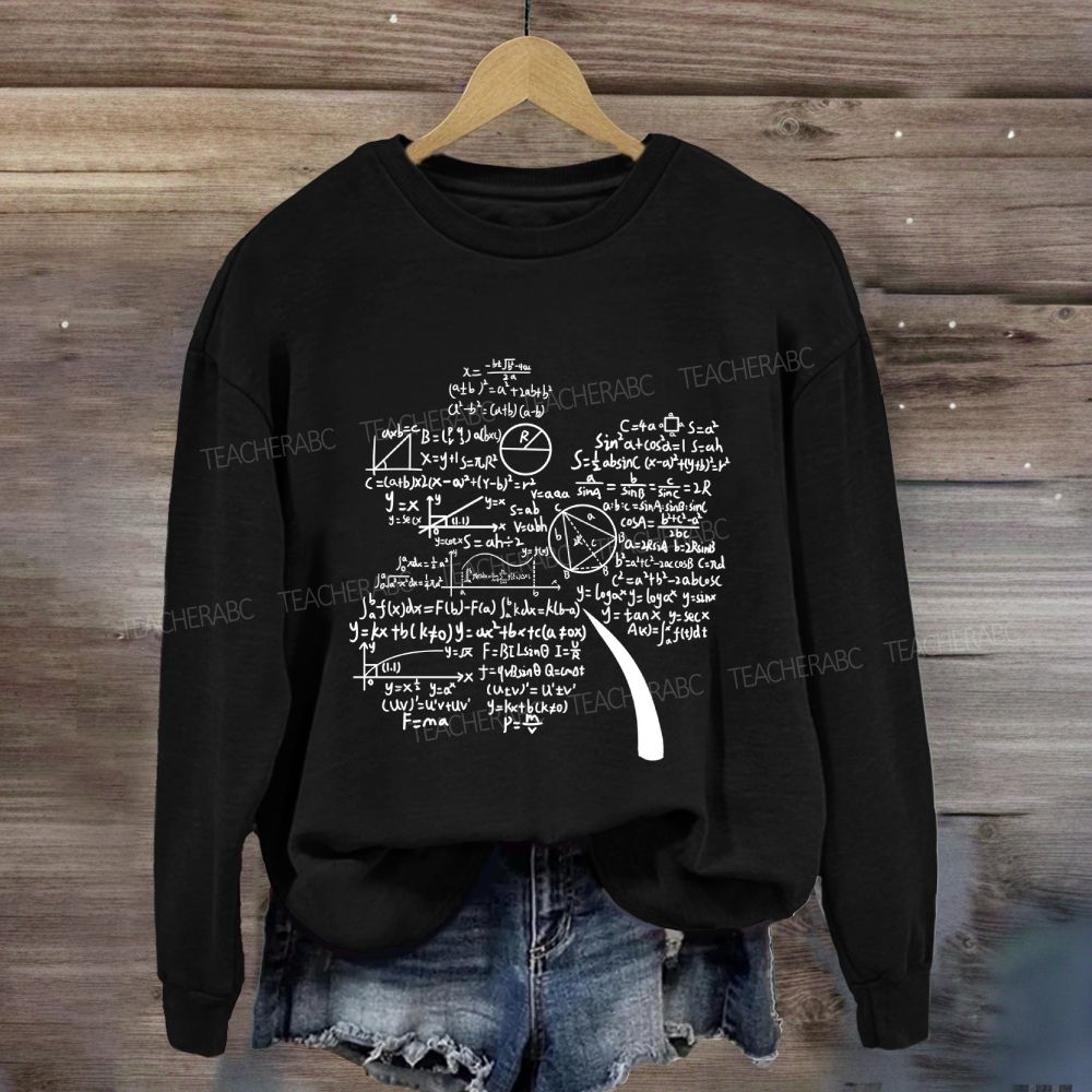 Mathematics And The Clover Math Teacher Sweatshirt