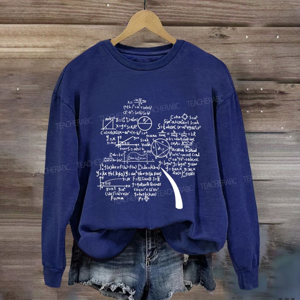 Mathematics And The Clover Math Teacher Sweatshirt