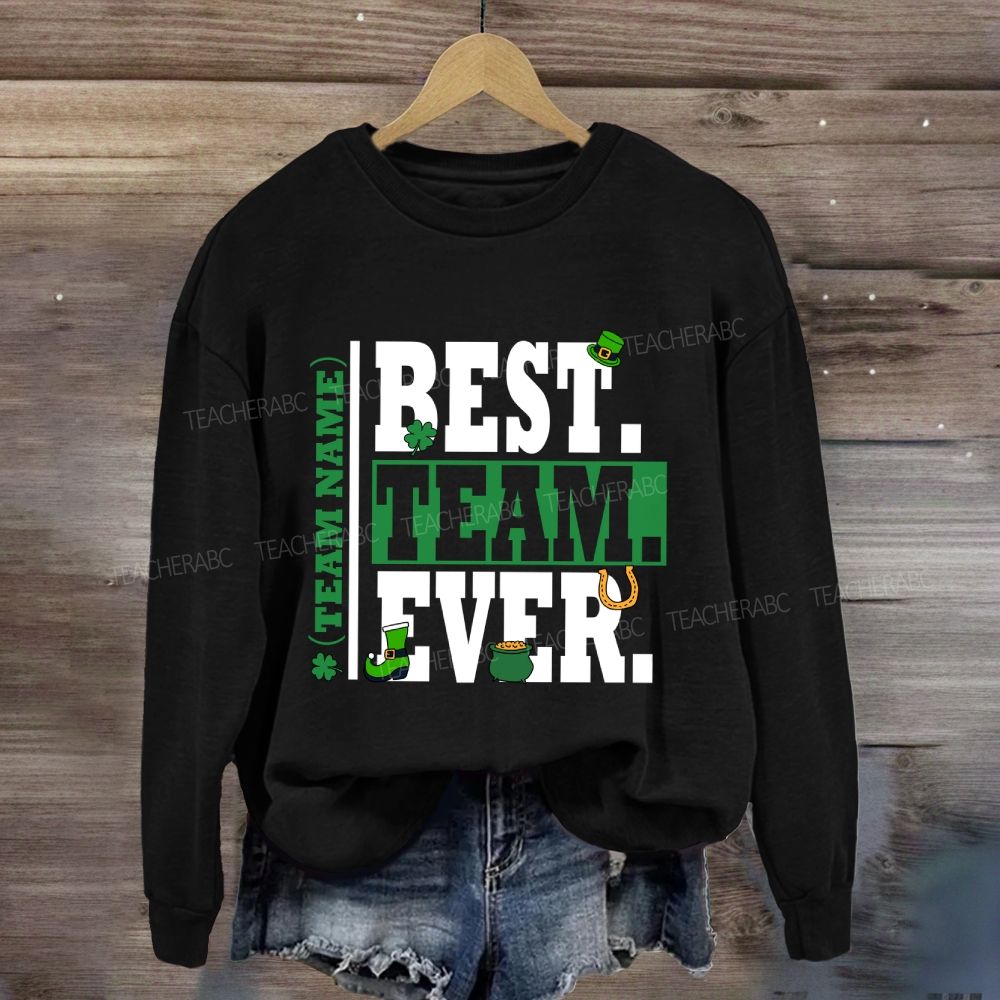 Personalized Team Name Saint Patrick'S Day Sweatshirt